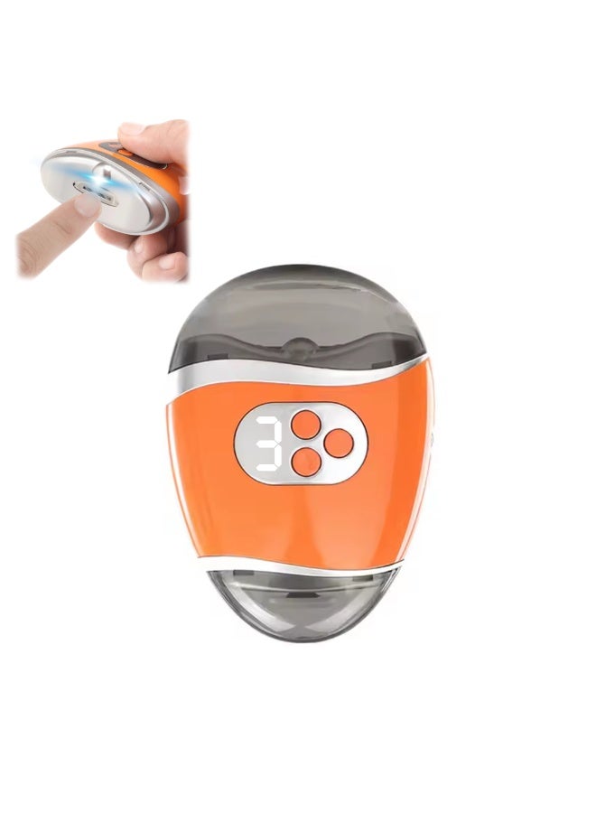 Pro 3-in-1 Electric Automatic Nail Clipper & Polishing Trimmer with Integrated LED Light – Professional Manicure Tool for Babies, Adults & Elderly – Safe, Quiet & Rechargeable Nail Care System - Image 1